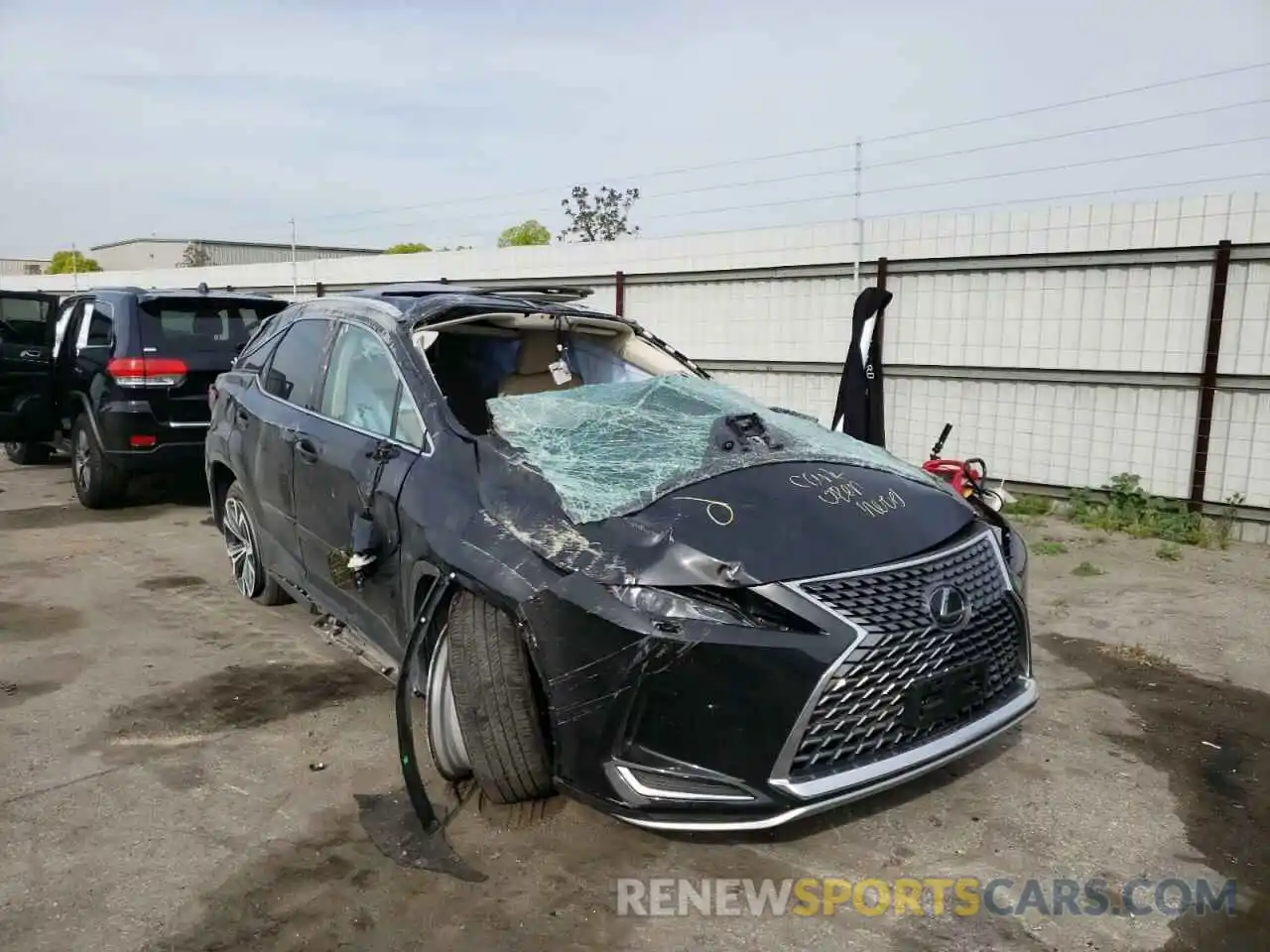 1 Photograph of a damaged car 2T2HZMDA7LC227761 LEXUS RX350 2020