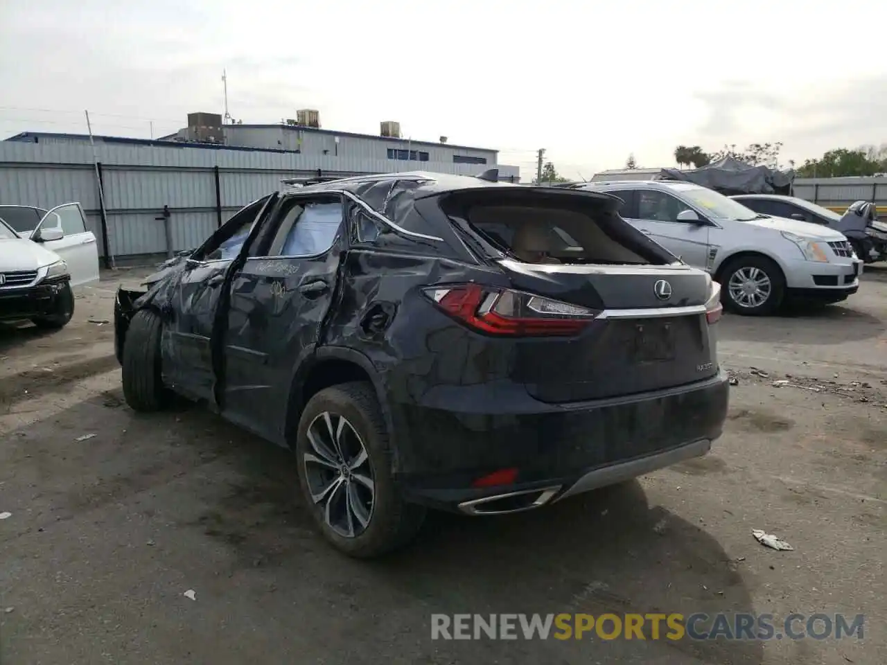 3 Фотография поврежденного автомобиля 2T2HZMDA7LC227761 LEXUS RX350 2020