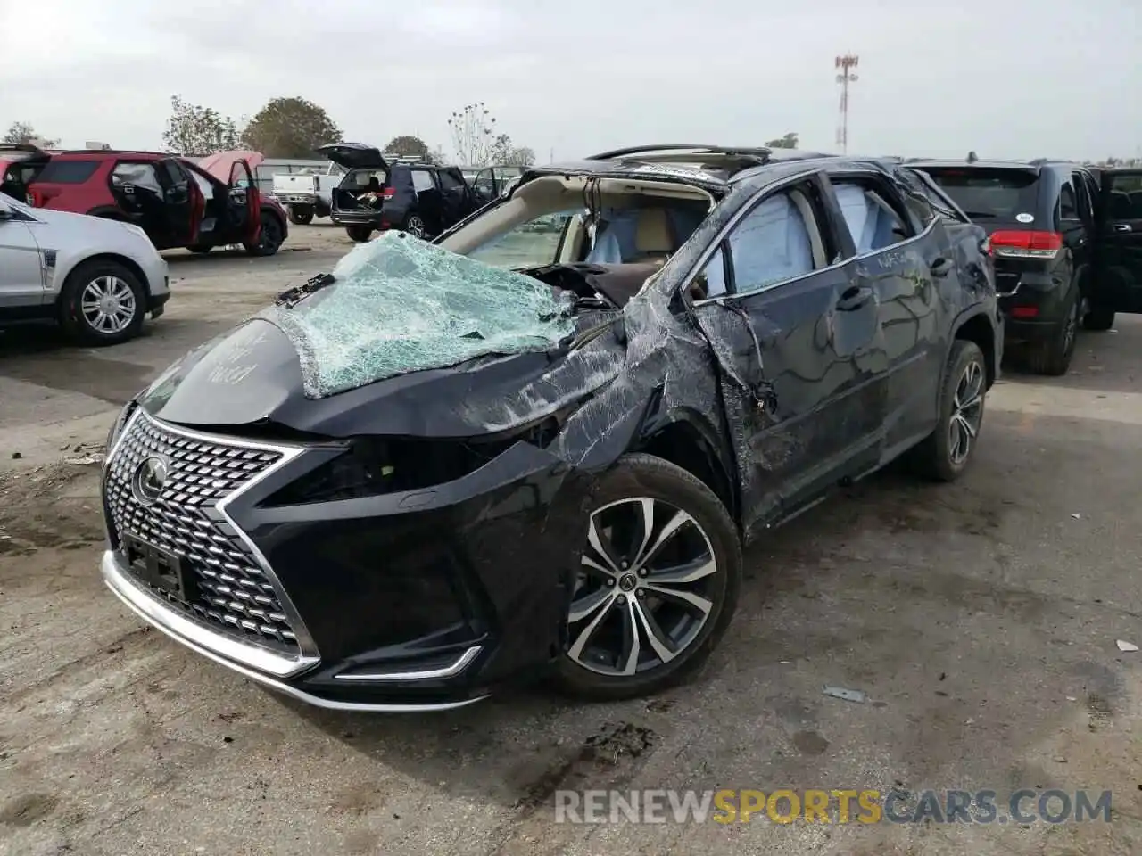 9 Photograph of a damaged car 2T2HZMDA7LC227761 LEXUS RX350 2020