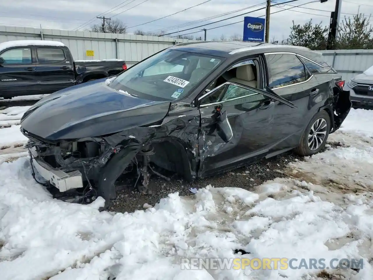 1 Photograph of a damaged car 2T2HZMDA7LC232166 LEXUS RX350 2020