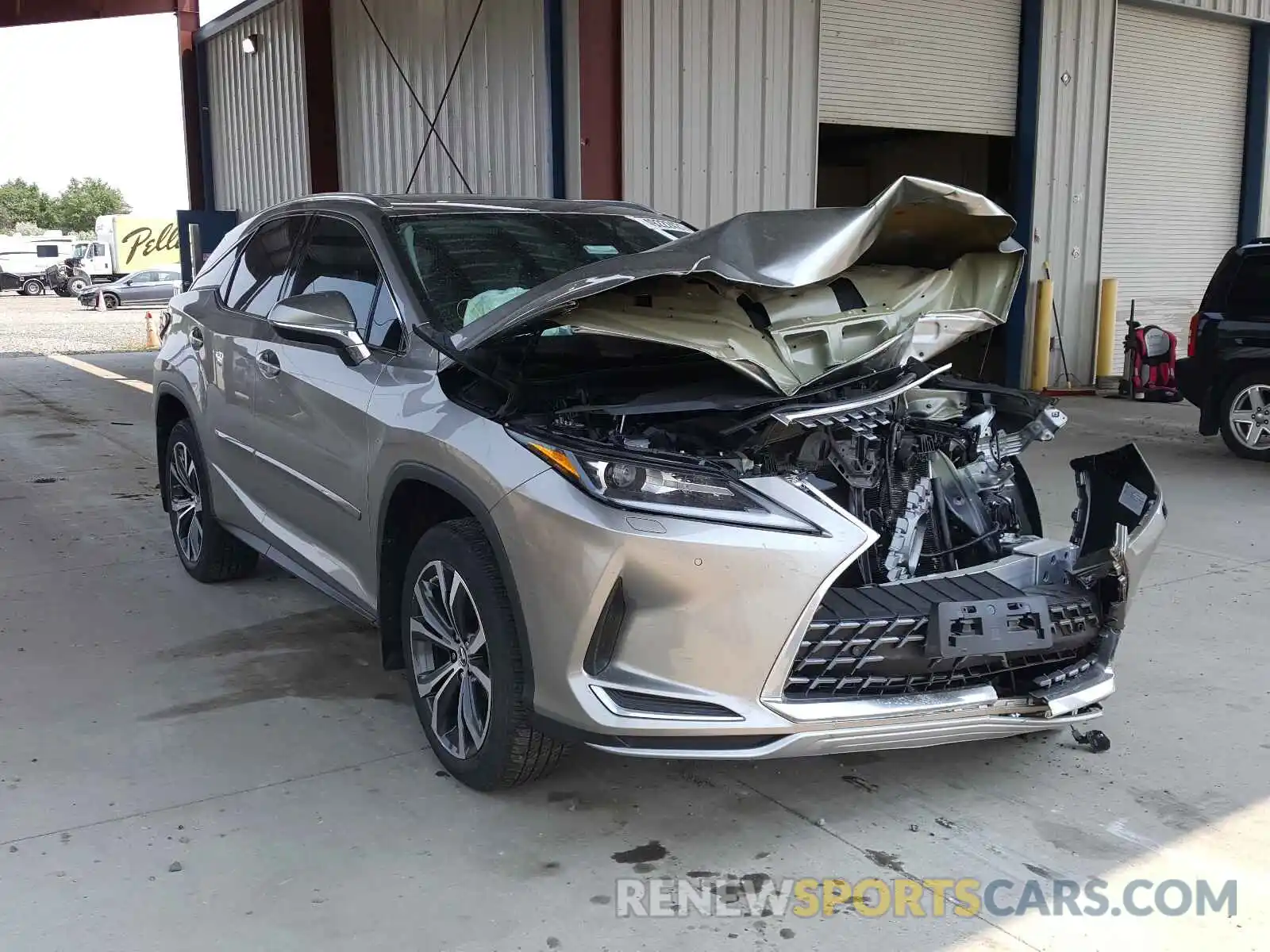 1 Photograph of a damaged car 2T2HZMDA7LC233107 LEXUS RX350 2020