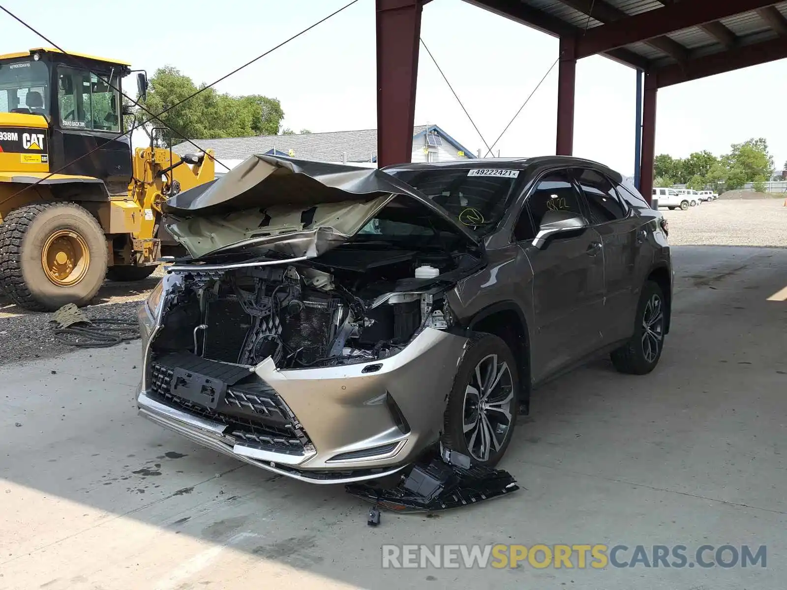 2 Photograph of a damaged car 2T2HZMDA7LC233107 LEXUS RX350 2020