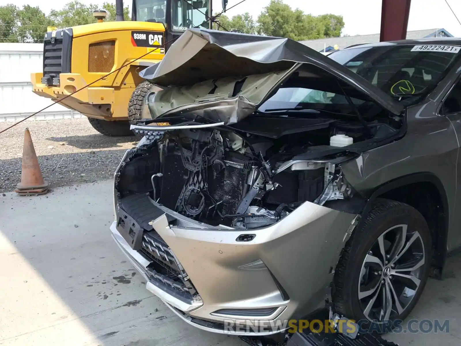 9 Photograph of a damaged car 2T2HZMDA7LC233107 LEXUS RX350 2020