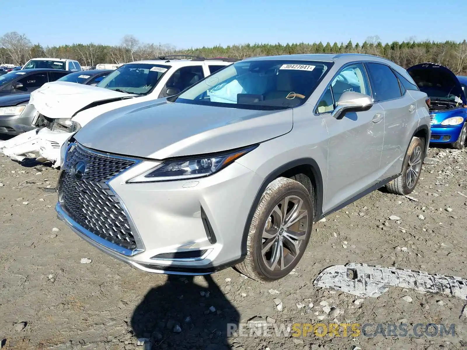 2 Photograph of a damaged car 2T2HZMDA7LC233138 LEXUS RX350 2020