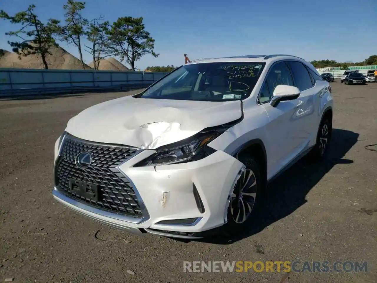 2 Photograph of a damaged car 2T2HZMDA7LC248268 LEXUS RX350 2020