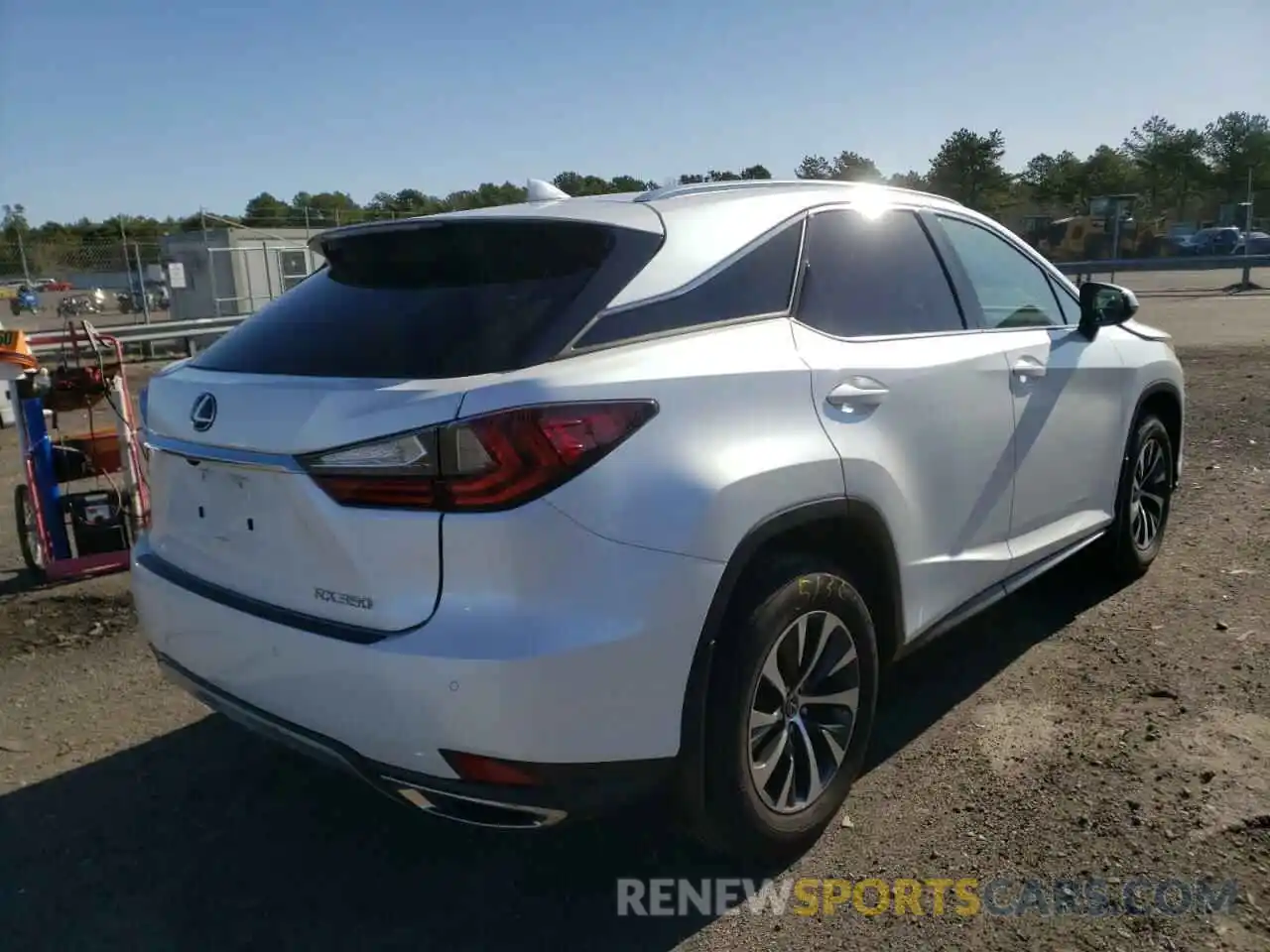 4 Photograph of a damaged car 2T2HZMDA7LC248268 LEXUS RX350 2020