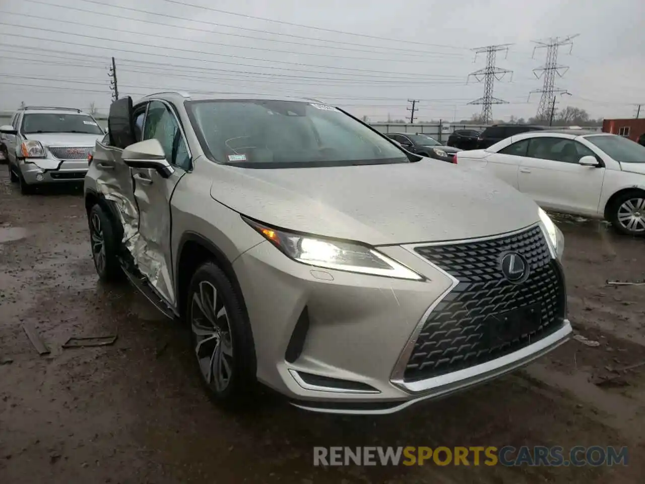 1 Photograph of a damaged car 2T2HZMDA8LC233312 LEXUS RX350 2020