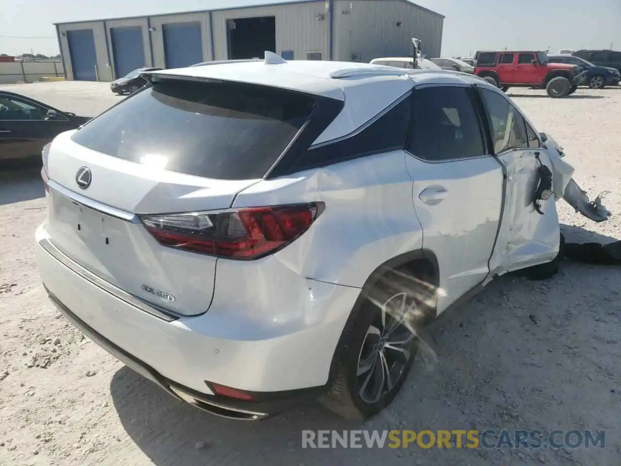 4 Photograph of a damaged car 2T2HZMDA8LC246805 LEXUS RX350 2020