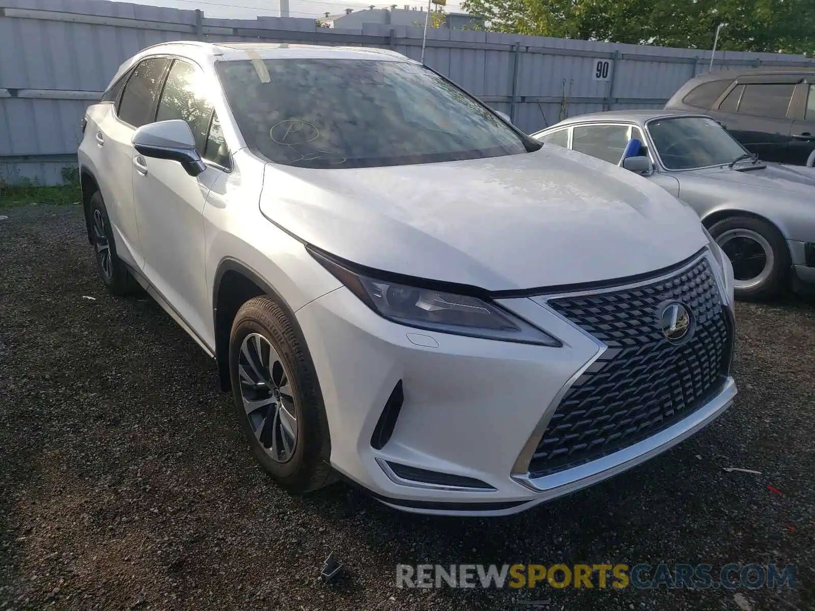 1 Photograph of a damaged car 2T2HZMDA8LC247839 LEXUS RX350 2020