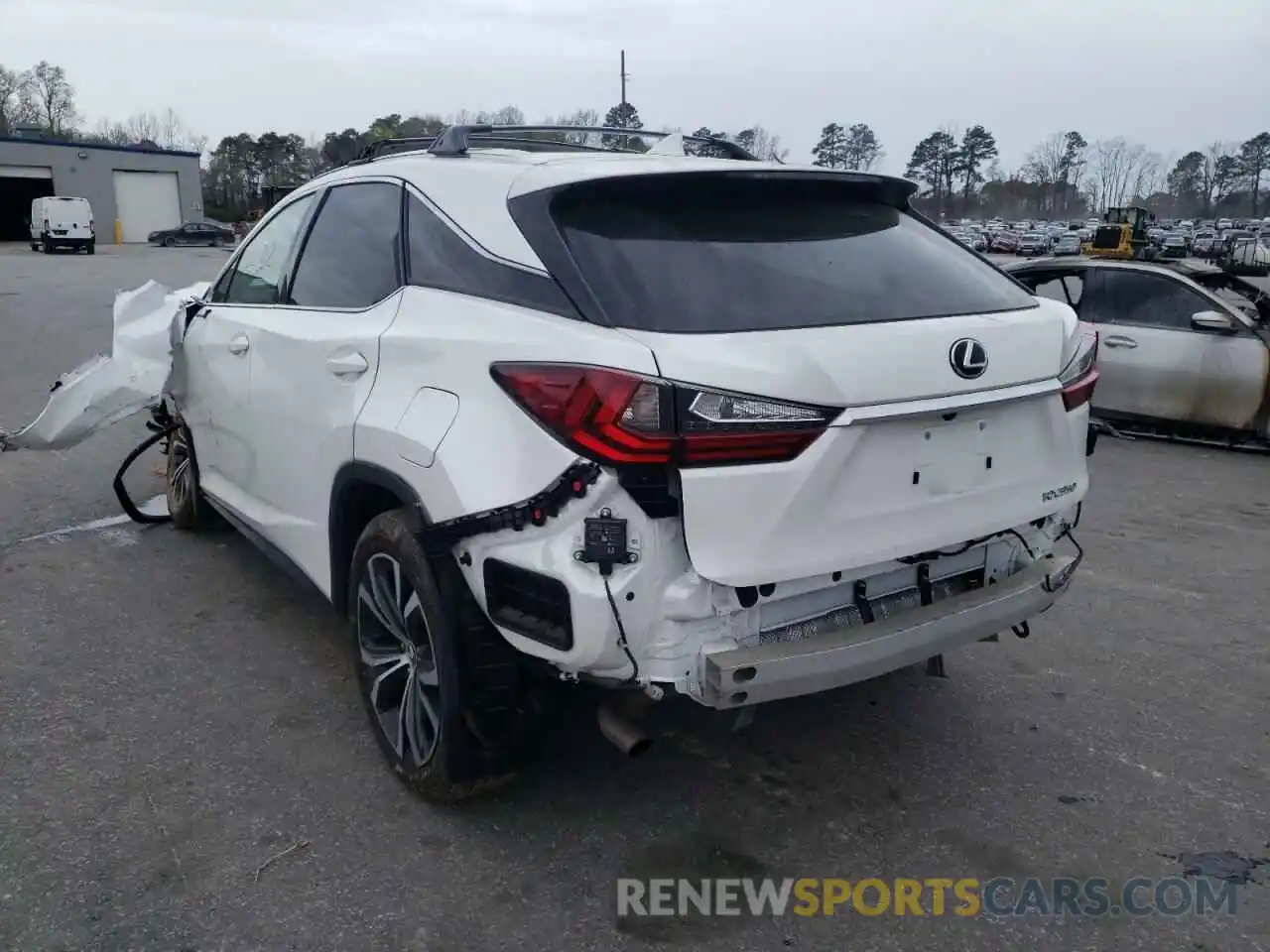 3 Photograph of a damaged car 2T2HZMDA8LC248134 LEXUS RX350 2020