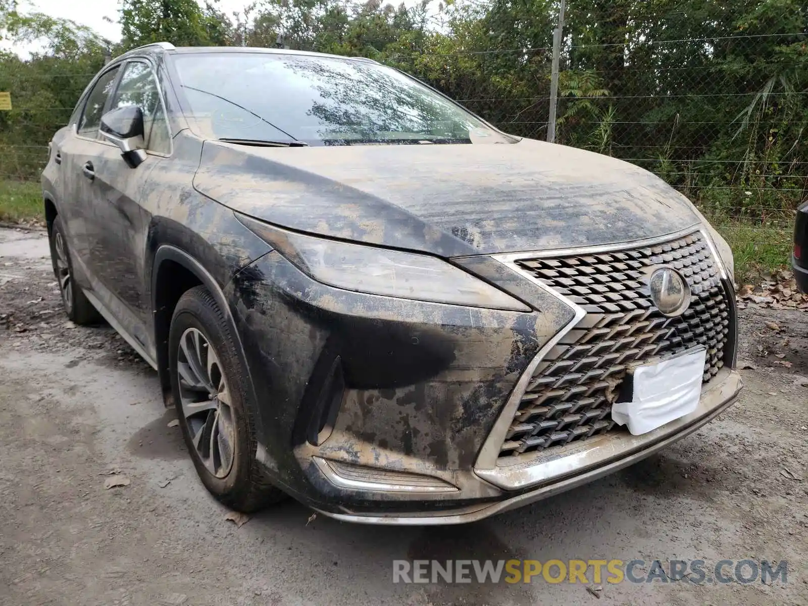 1 Photograph of a damaged car 2T2HZMDA8LC248540 LEXUS RX350 2020