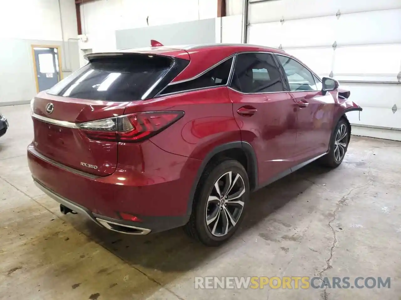 4 Photograph of a damaged car 2T2HZMDA9LC217801 LEXUS RX350 2020