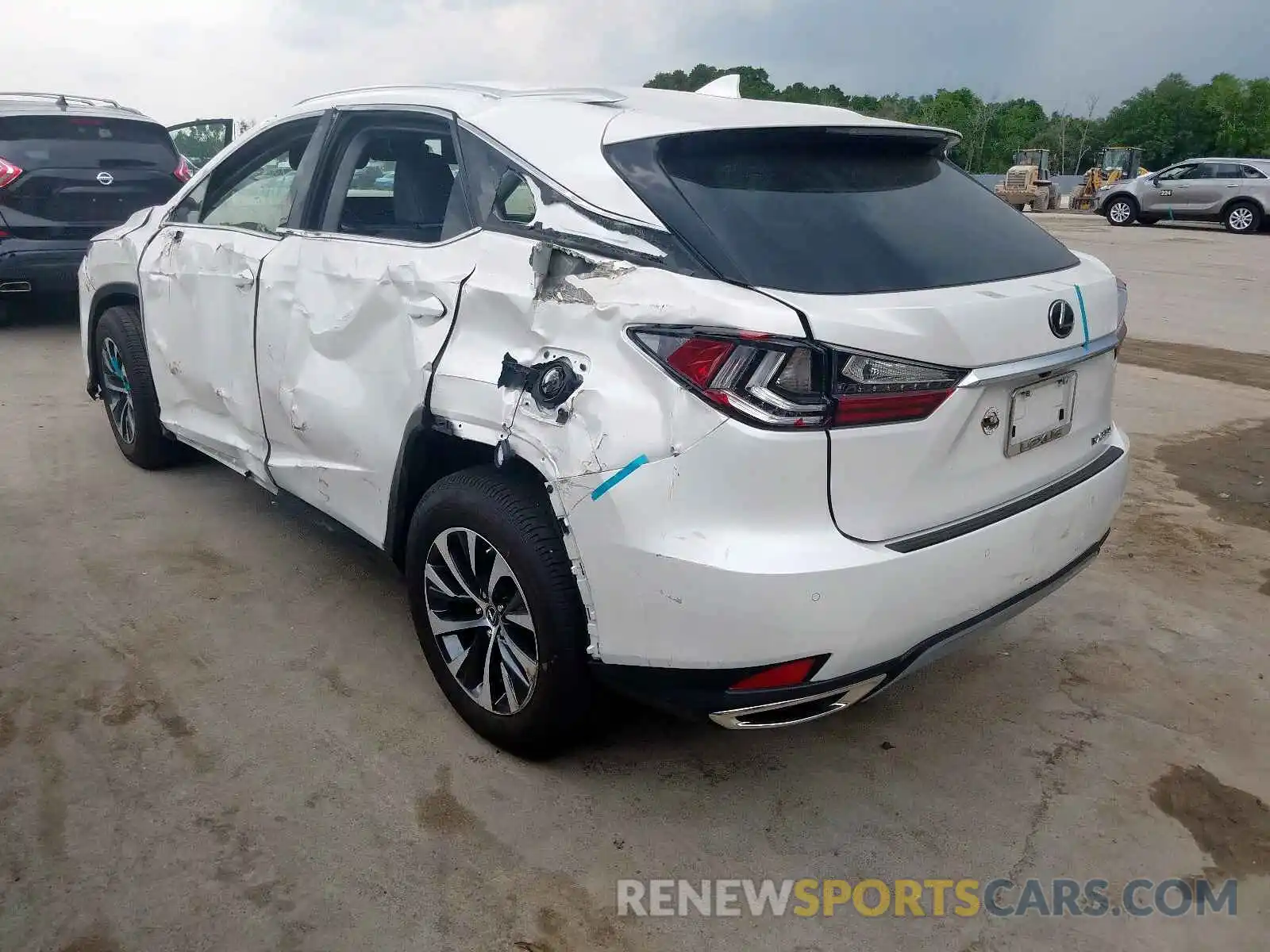 3 Photograph of a damaged car 2T2HZMDA9LC220262 LEXUS RX350 2020