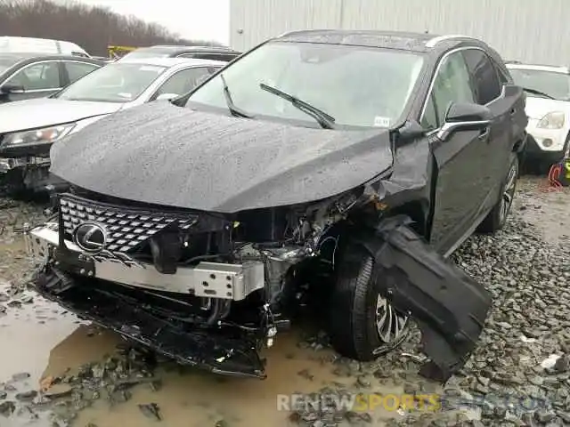 2 Photograph of a damaged car 2T2HZMDA9LC220925 LEXUS RX350 2020