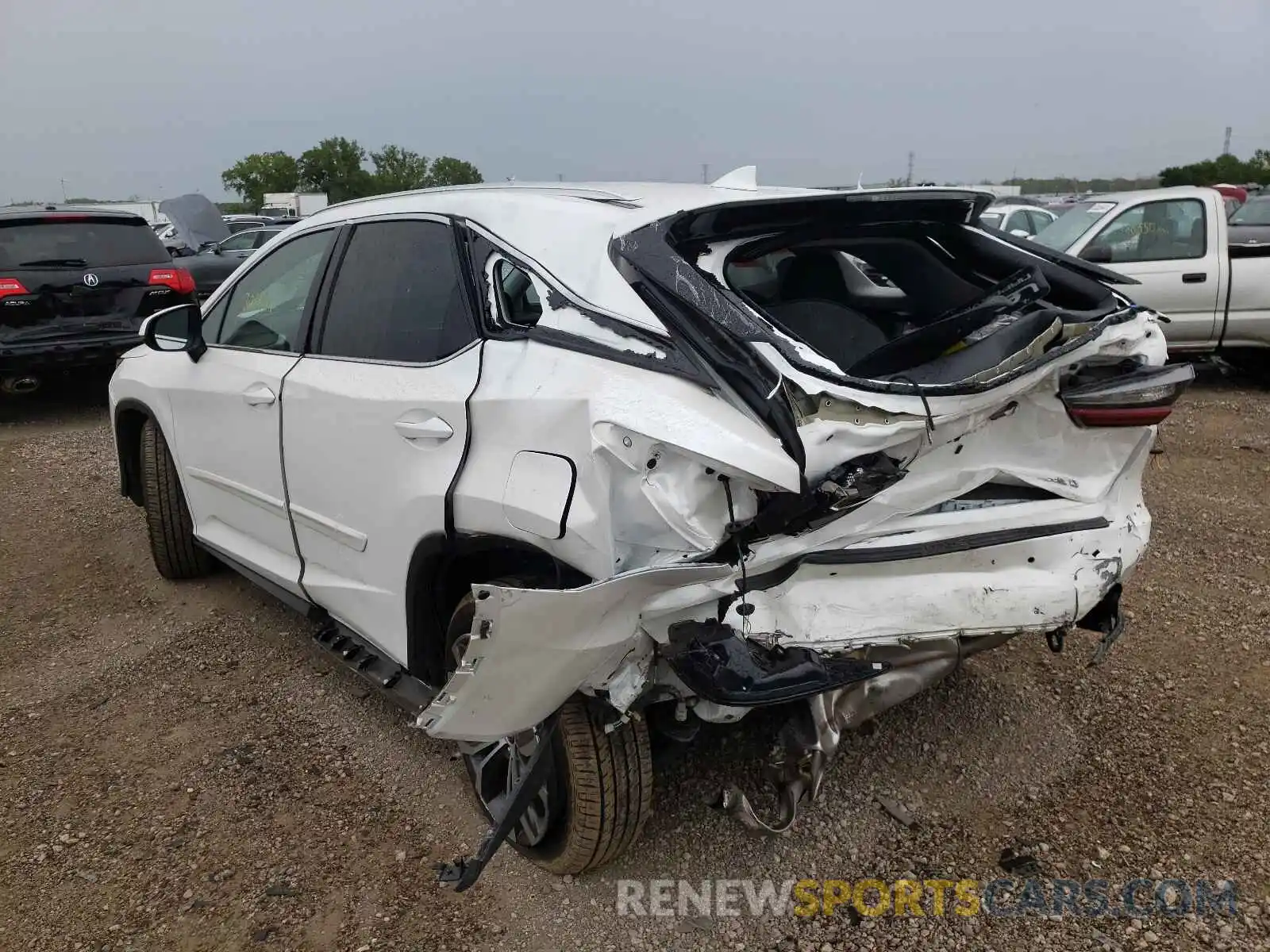 3 Photograph of a damaged car 2T2HZMDA9LC224425 LEXUS RX350 2020