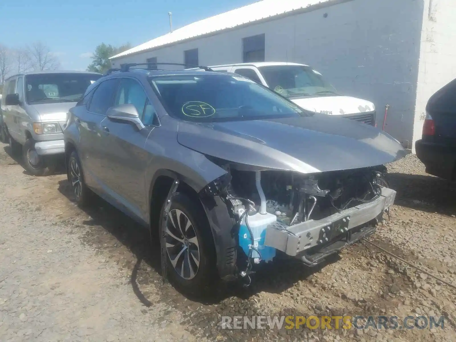 1 Photograph of a damaged car 2T2HZMDA9LC225543 LEXUS RX350 2020