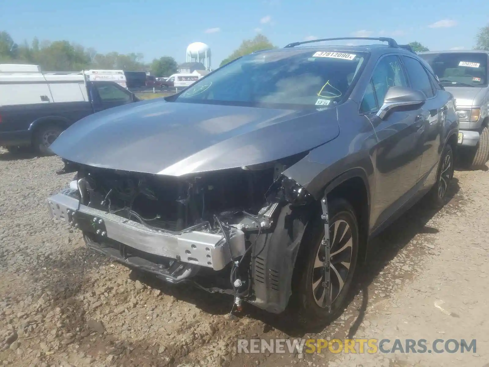 2 Photograph of a damaged car 2T2HZMDA9LC225543 LEXUS RX350 2020