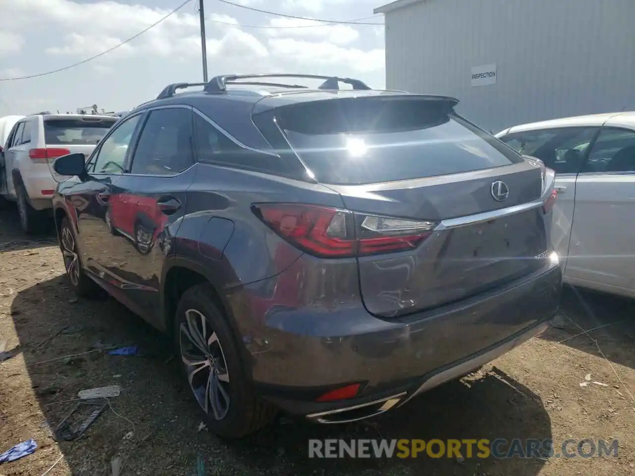 3 Photograph of a damaged car 2T2HZMDA9LC230385 LEXUS RX350 2020