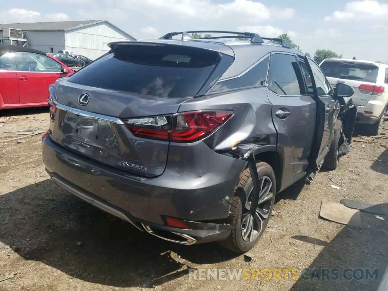 4 Photograph of a damaged car 2T2HZMDA9LC230385 LEXUS RX350 2020