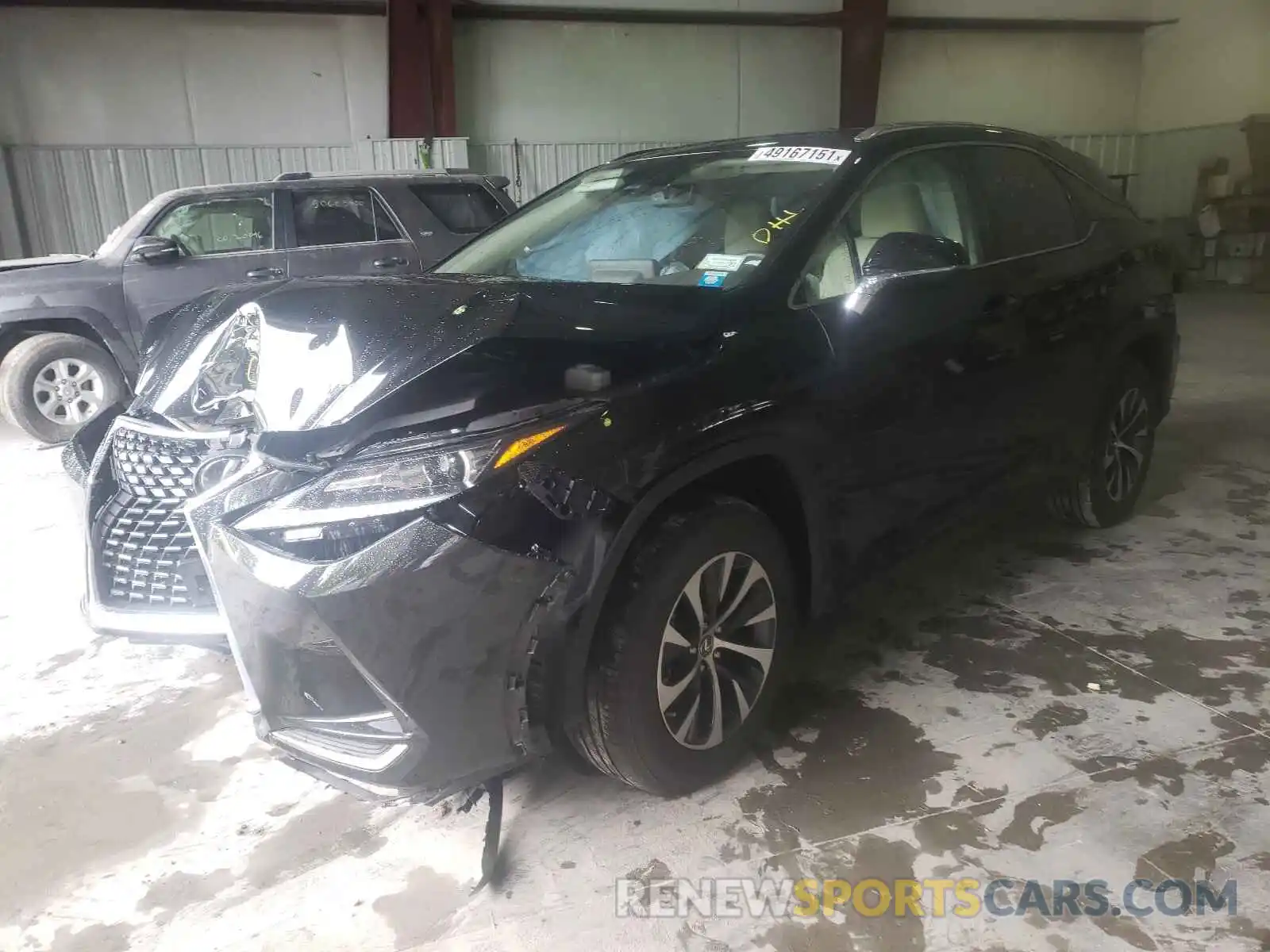 2 Photograph of a damaged car 2T2HZMDA9LC240477 LEXUS RX350 2020