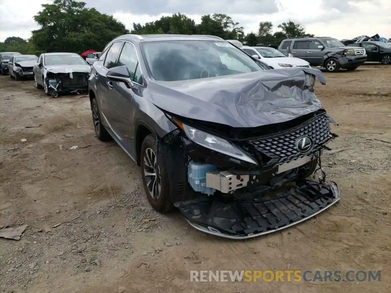 1 Photograph of a damaged car 2T2HZMDA9LC248997 LEXUS RX350 2020