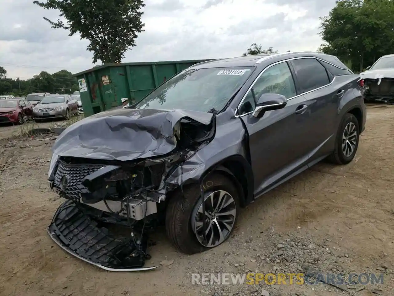 2 Photograph of a damaged car 2T2HZMDA9LC248997 LEXUS RX350 2020