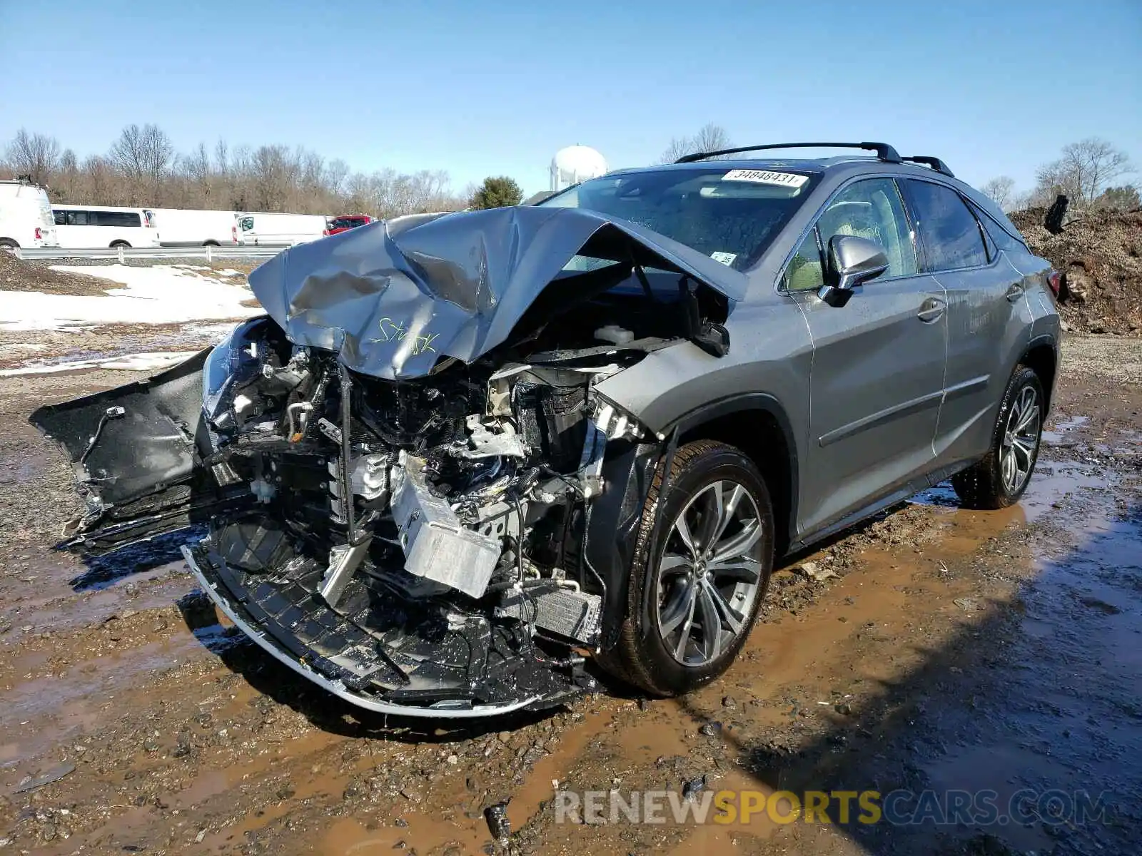 2 Photograph of a damaged car 2T2HZMDAXLC217788 LEXUS RX350 2020