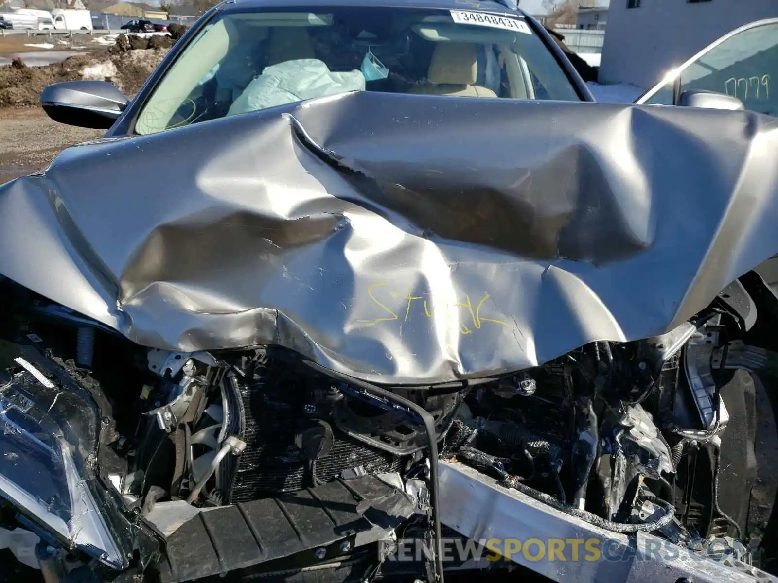 7 Photograph of a damaged car 2T2HZMDAXLC217788 LEXUS RX350 2020