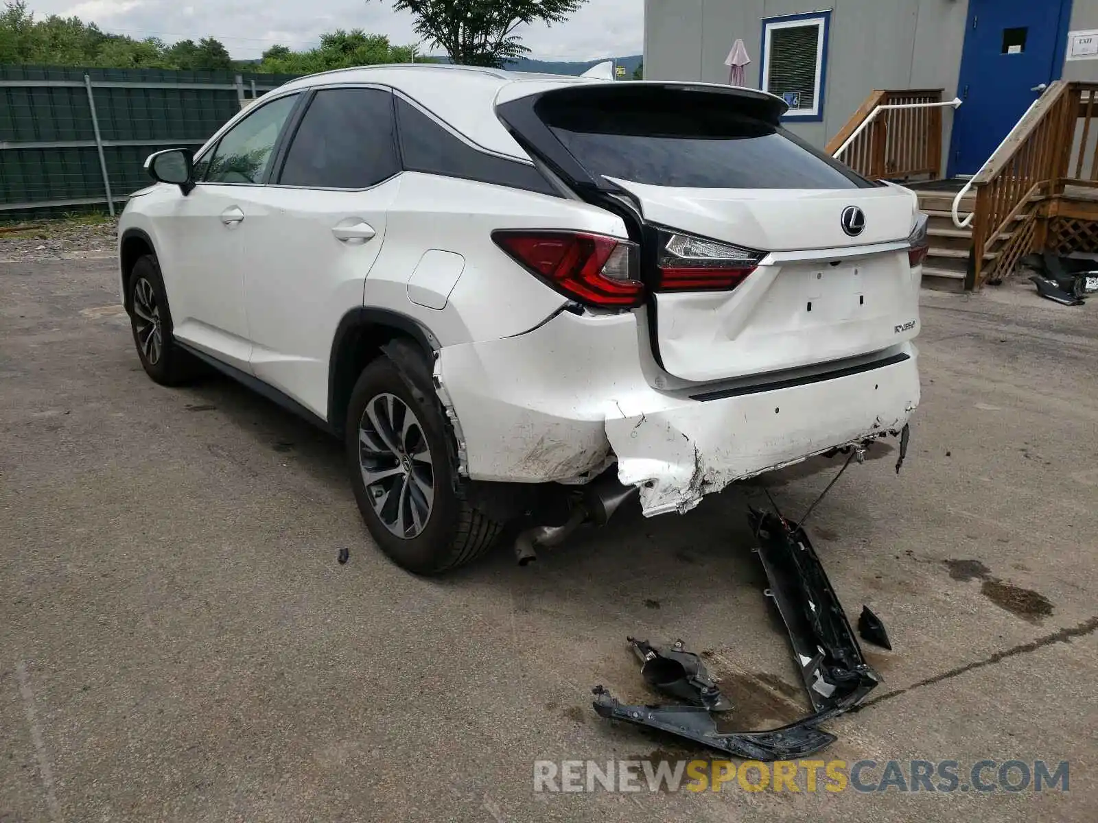 3 Фотография поврежденного автомобиля 2T2HZMDAXLC234378 LEXUS RX350 2020