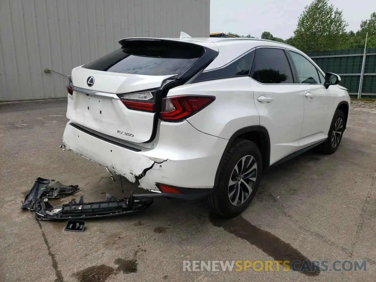 4 Photograph of a damaged car 2T2HZMDAXLC234378 LEXUS RX350 2020