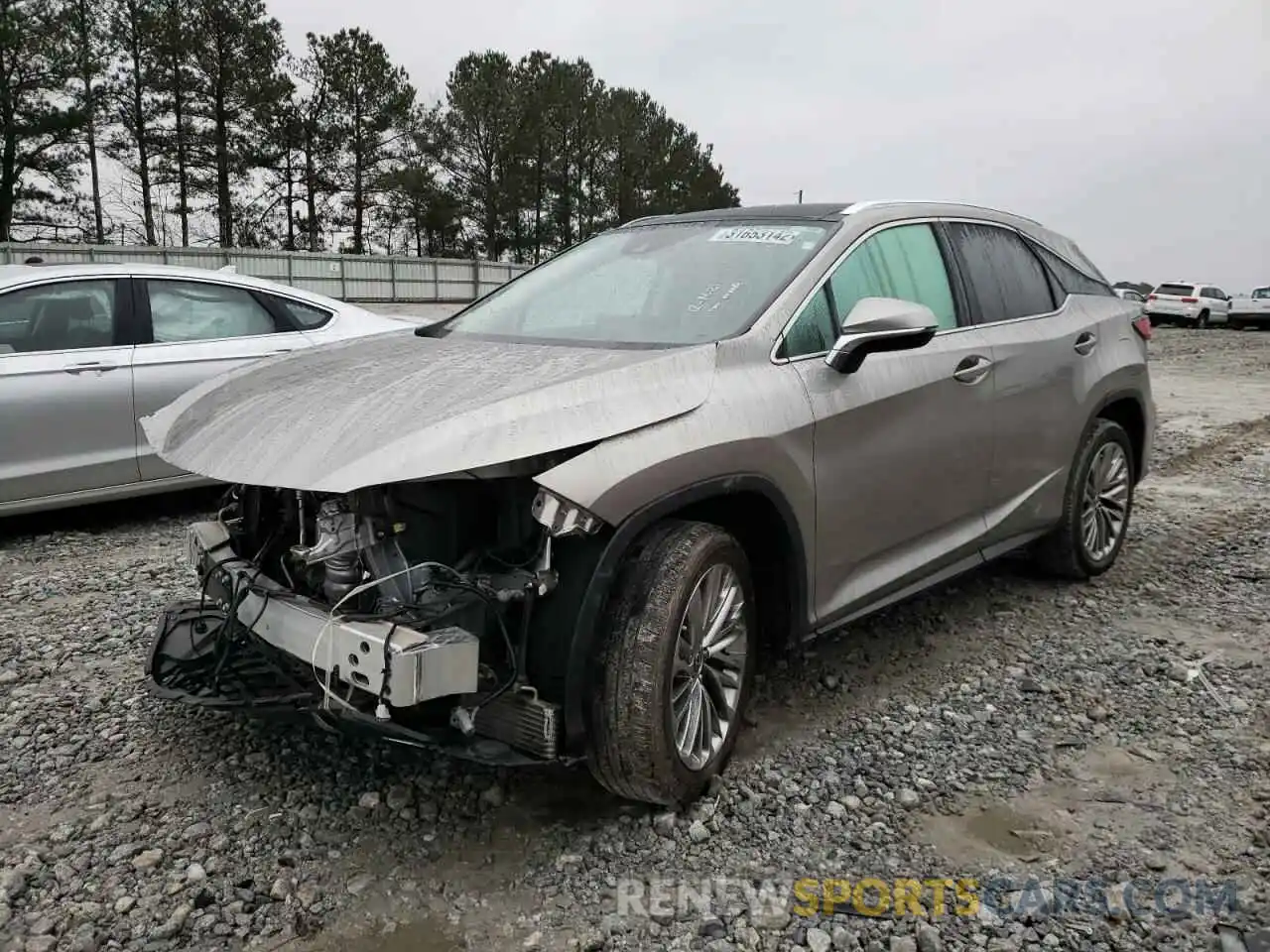 2 Photograph of a damaged car 2T2JZMAA8LC157516 LEXUS RX350 2020