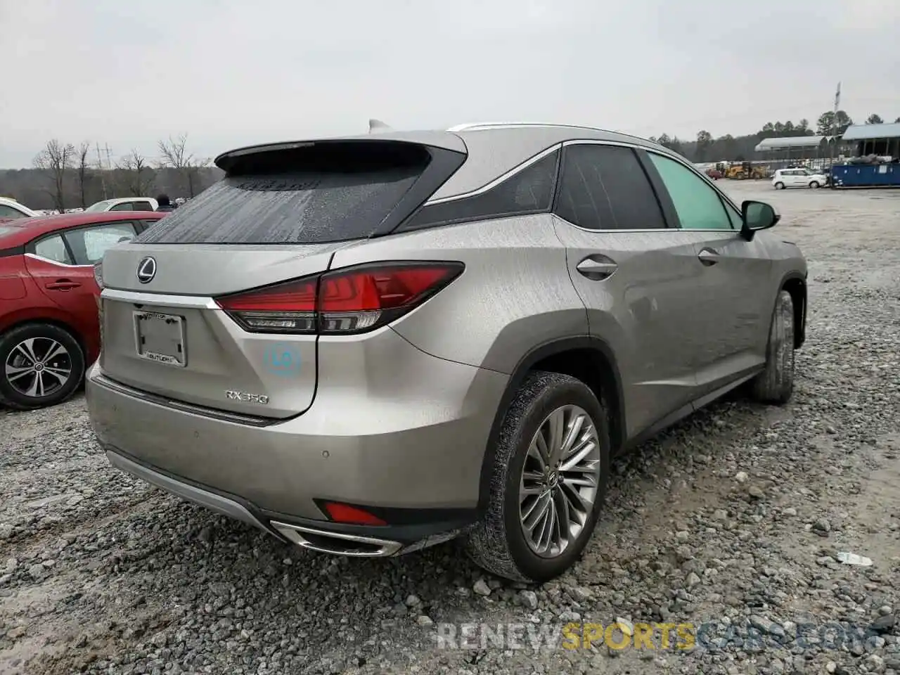 4 Фотография поврежденного автомобиля 2T2JZMAA8LC157516 LEXUS RX350 2020