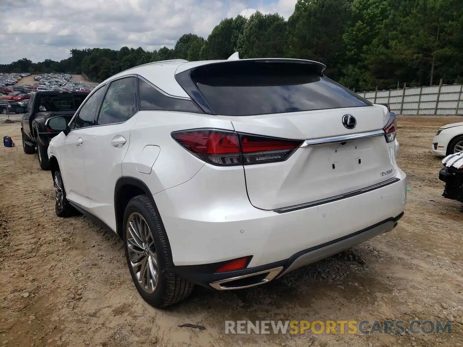 3 Photograph of a damaged car 2T2JZMAAXLC166962 LEXUS RX350 2020