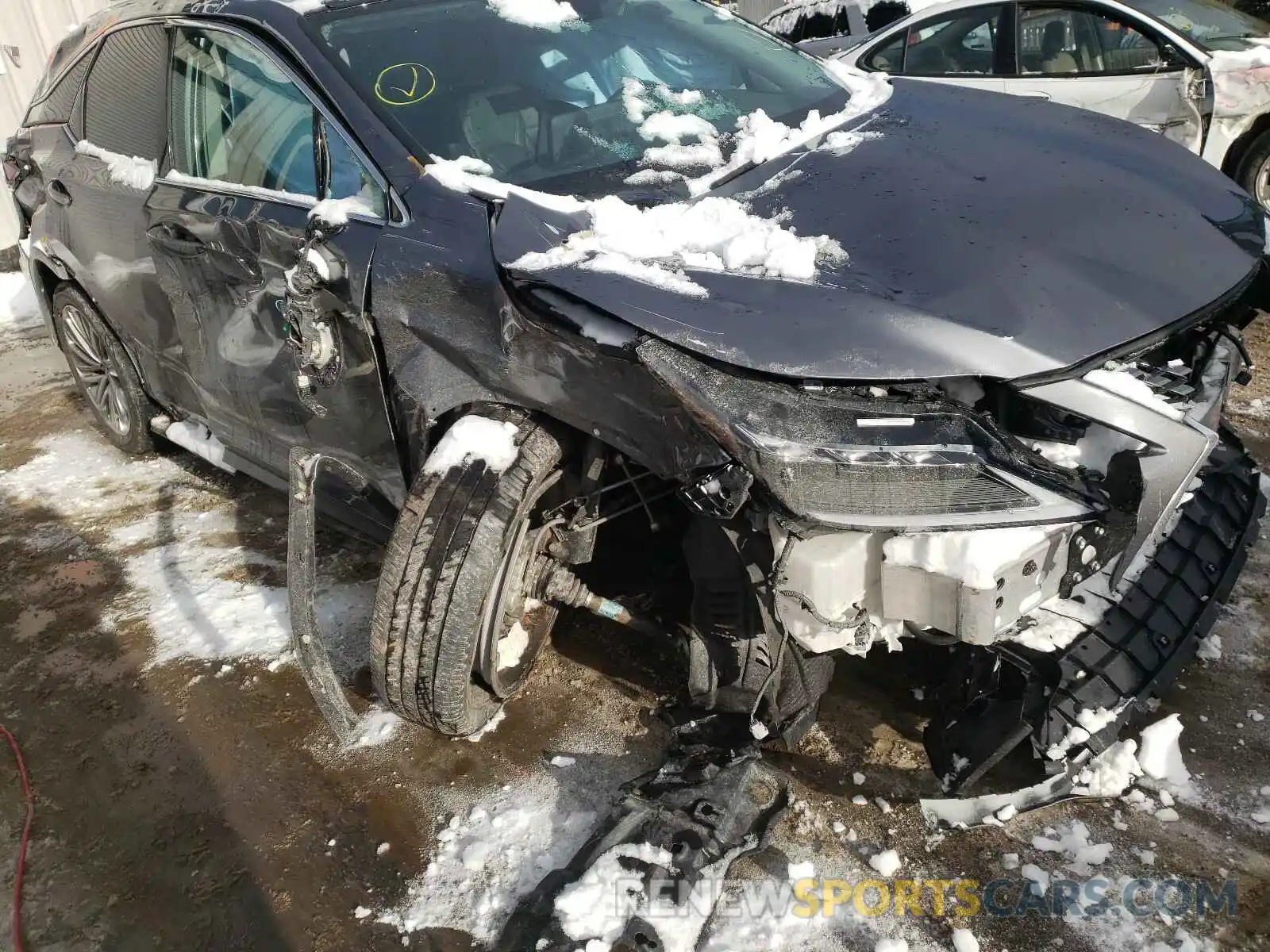 9 Photograph of a damaged car 2T2JZMDA0LC237744 LEXUS RX350 2020
