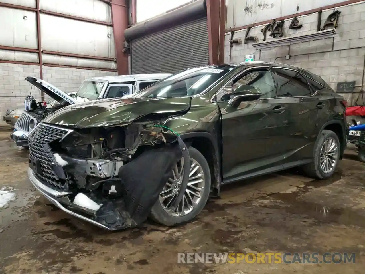 1 Photograph of a damaged car 2T2JZMDA1LC243956 LEXUS RX350 2020