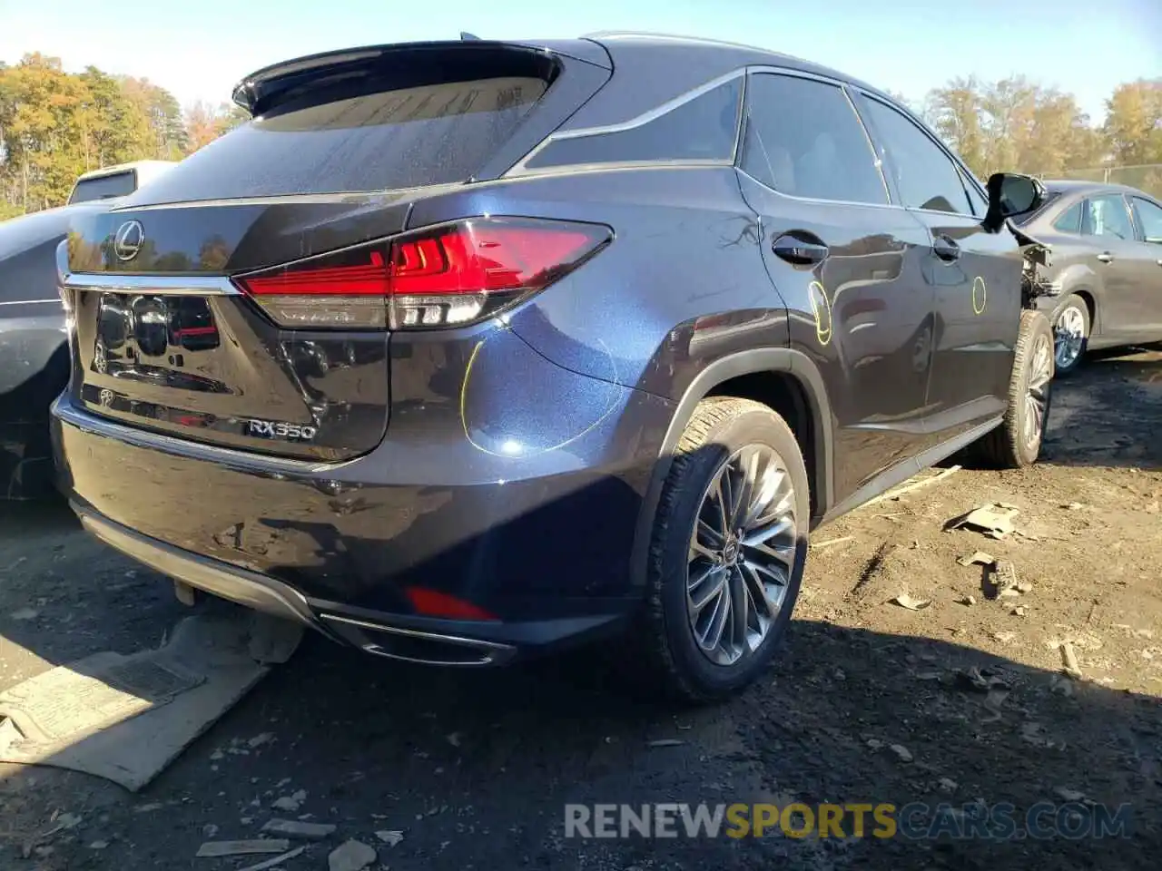 4 Photograph of a damaged car 2T2JZMDA2LC235140 LEXUS RX350 2020