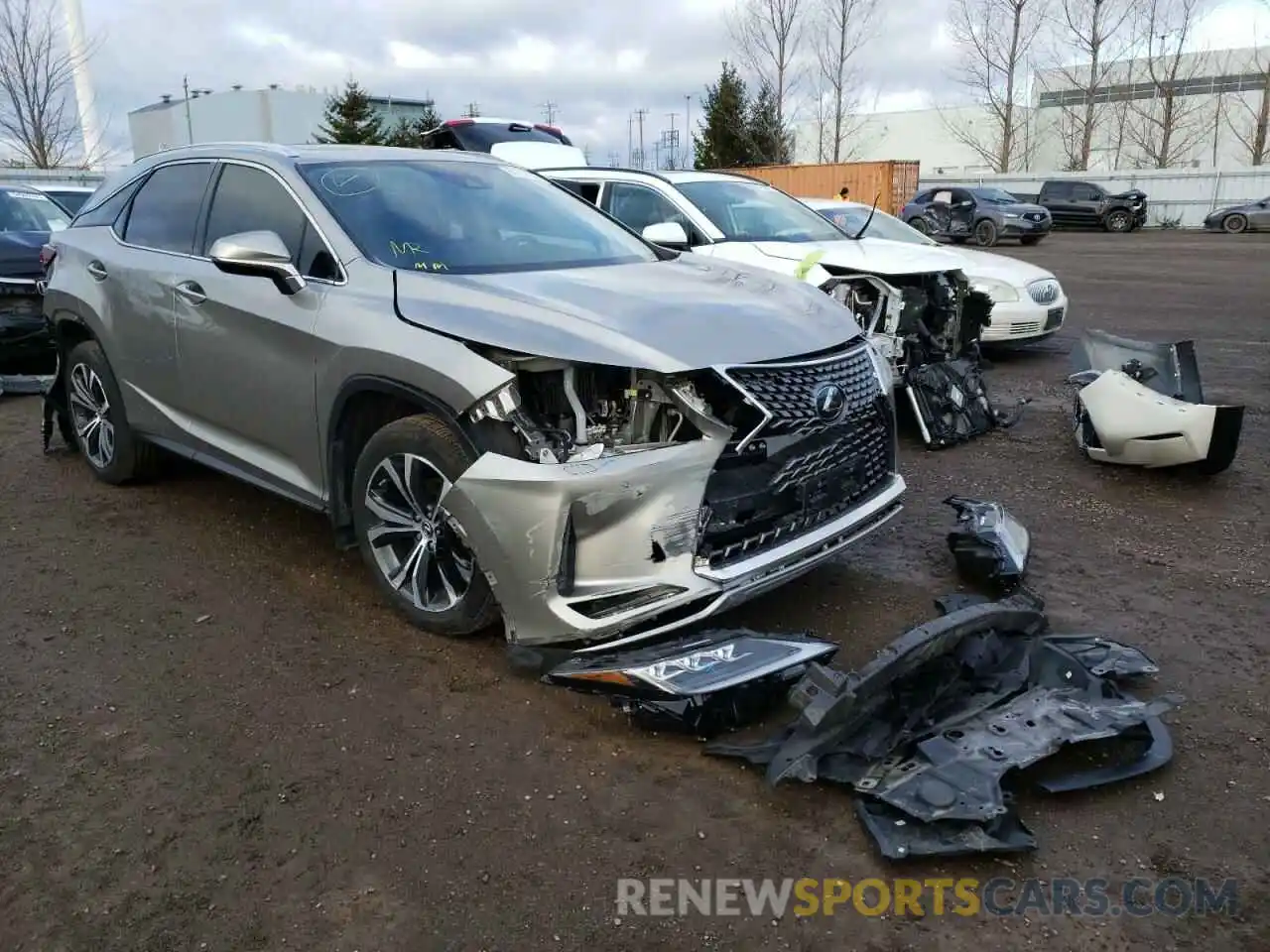 1 Photograph of a damaged car 2T2JZMDA3LC245997 LEXUS RX350 2020