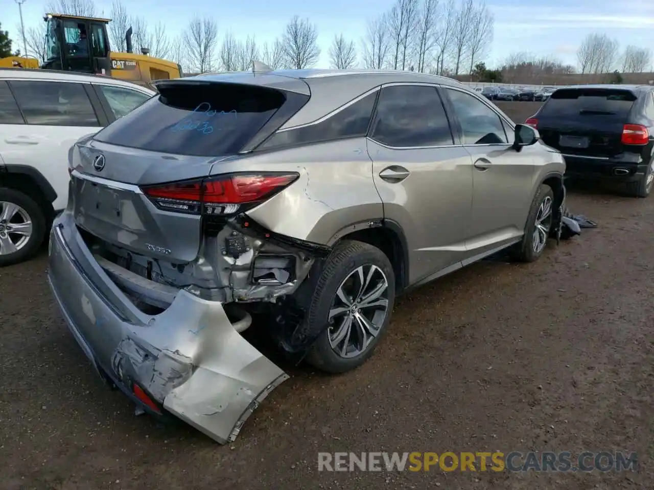 4 Photograph of a damaged car 2T2JZMDA3LC245997 LEXUS RX350 2020