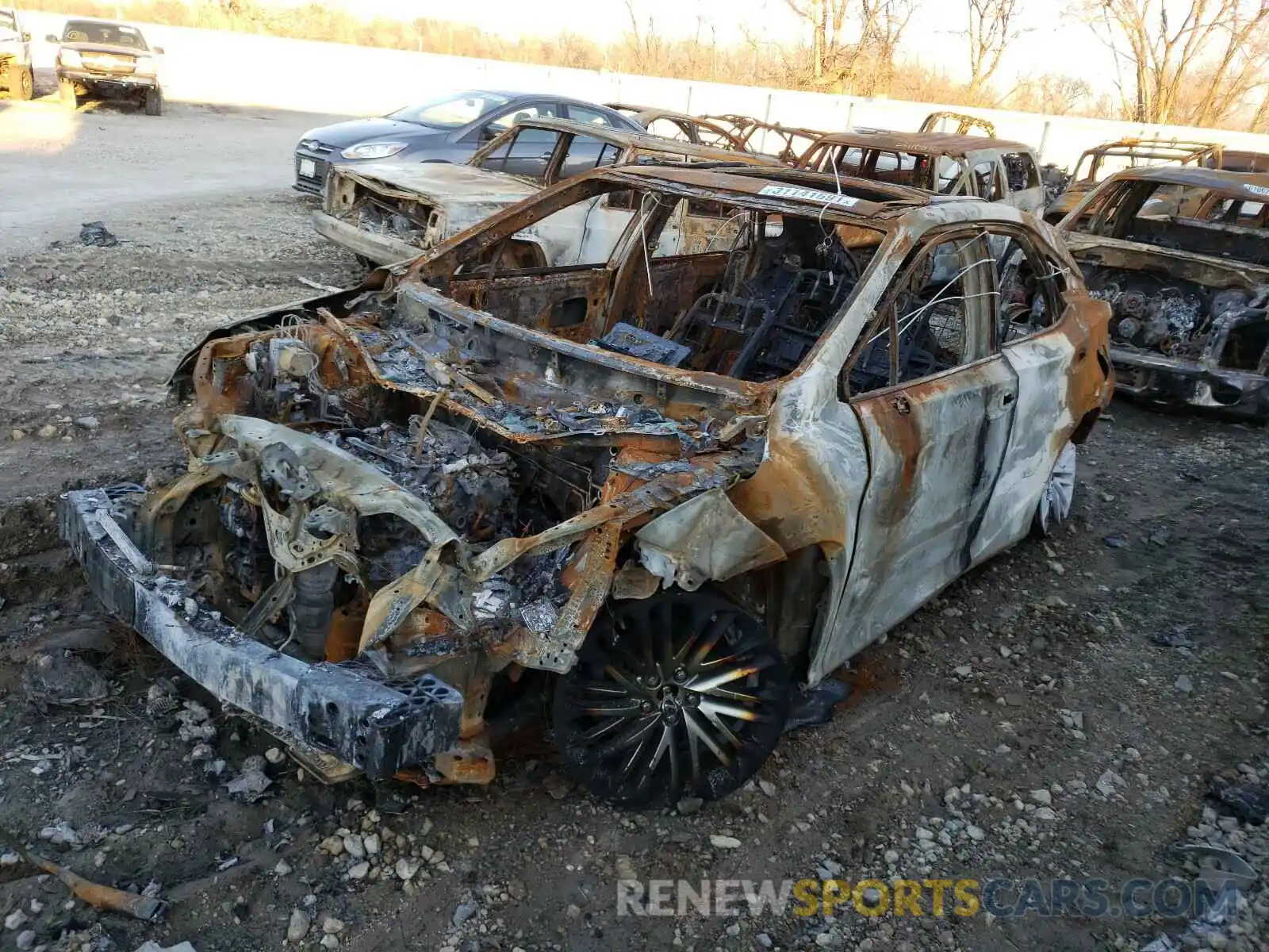 2 Photograph of a damaged car 2T2JZMDA4LC228156 LEXUS RX350 2020