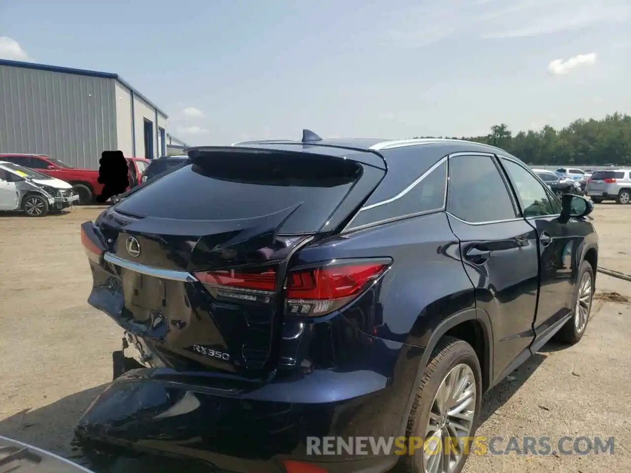 4 Photograph of a damaged car 2T2JZMDA4LC231400 LEXUS RX350 2020