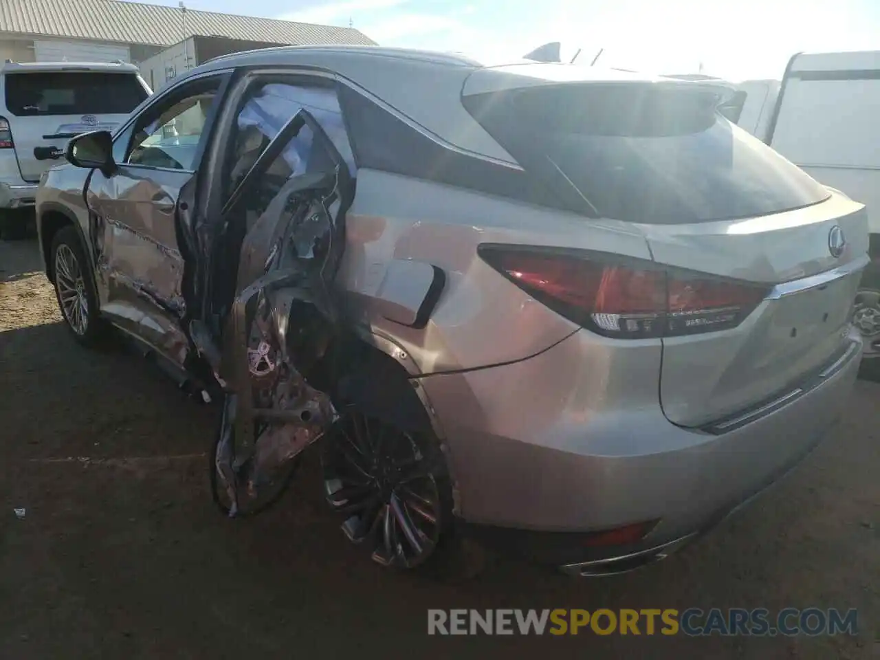 3 Photograph of a damaged car 2T2JZMDA6LC234265 LEXUS RX350 2020