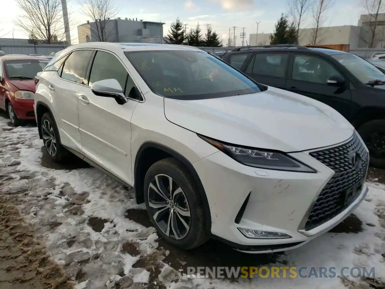 1 Photograph of a damaged car 2T2JZMDA6LC247081 LEXUS RX350 2020