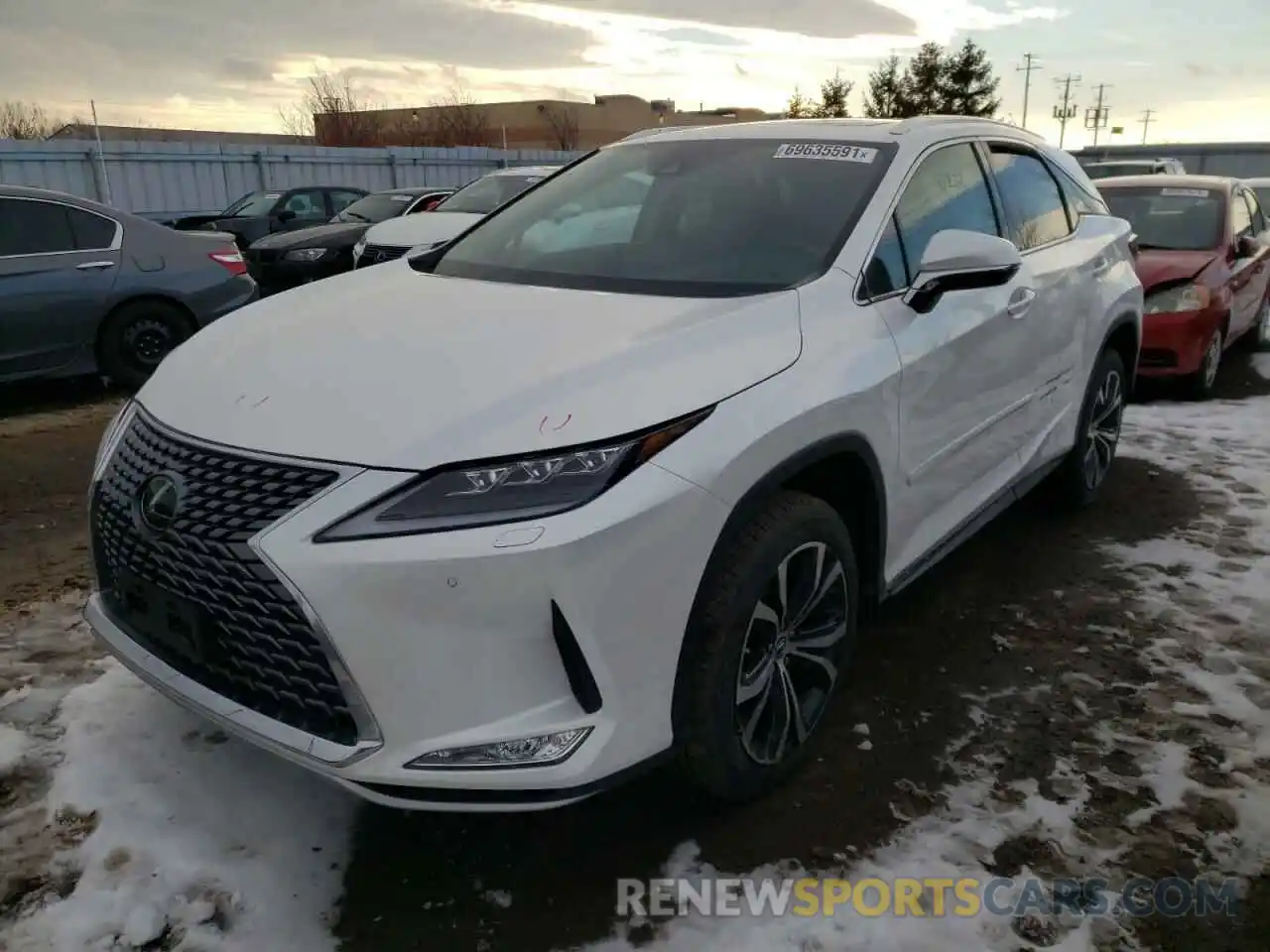 2 Photograph of a damaged car 2T2JZMDA6LC247081 LEXUS RX350 2020