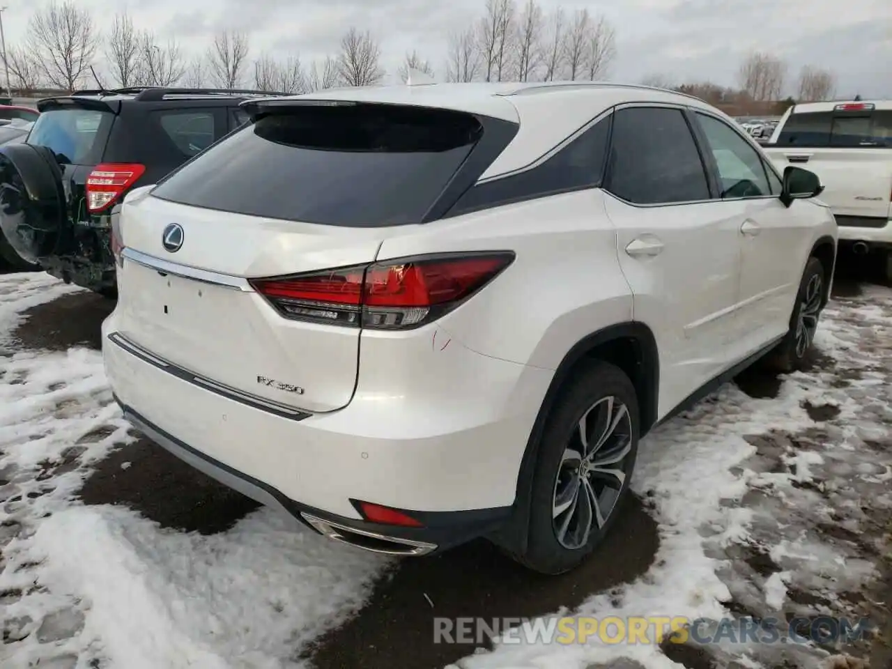 4 Фотография поврежденного автомобиля 2T2JZMDA6LC247081 LEXUS RX350 2020