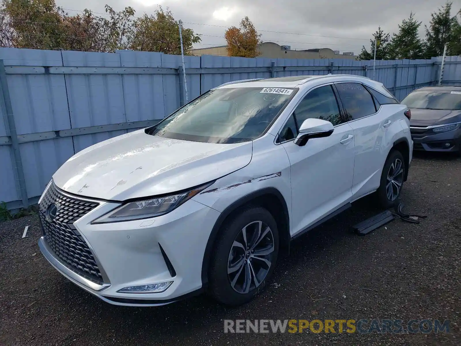 2 Photograph of a damaged car 2T2JZMDA7LC235845 LEXUS RX350 2020