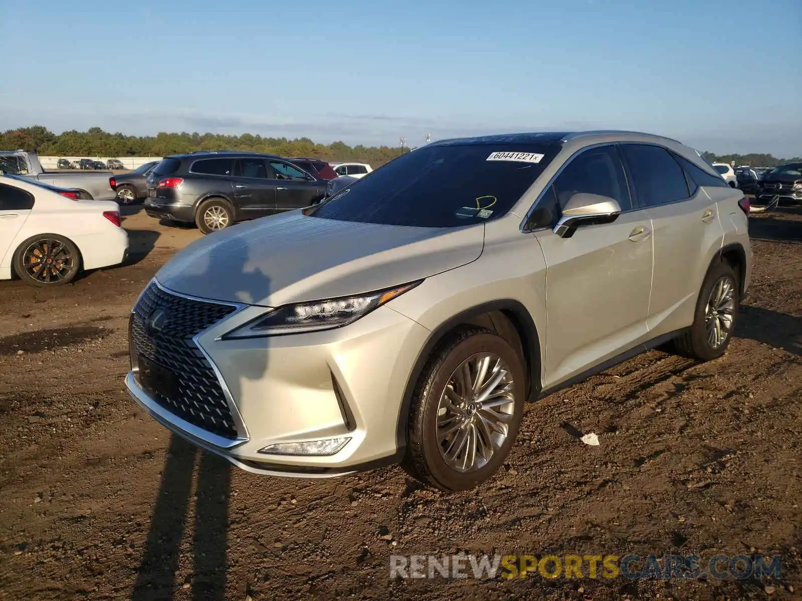 2 Photograph of a damaged car 2T2JZMDA7LC245355 LEXUS RX350 2020