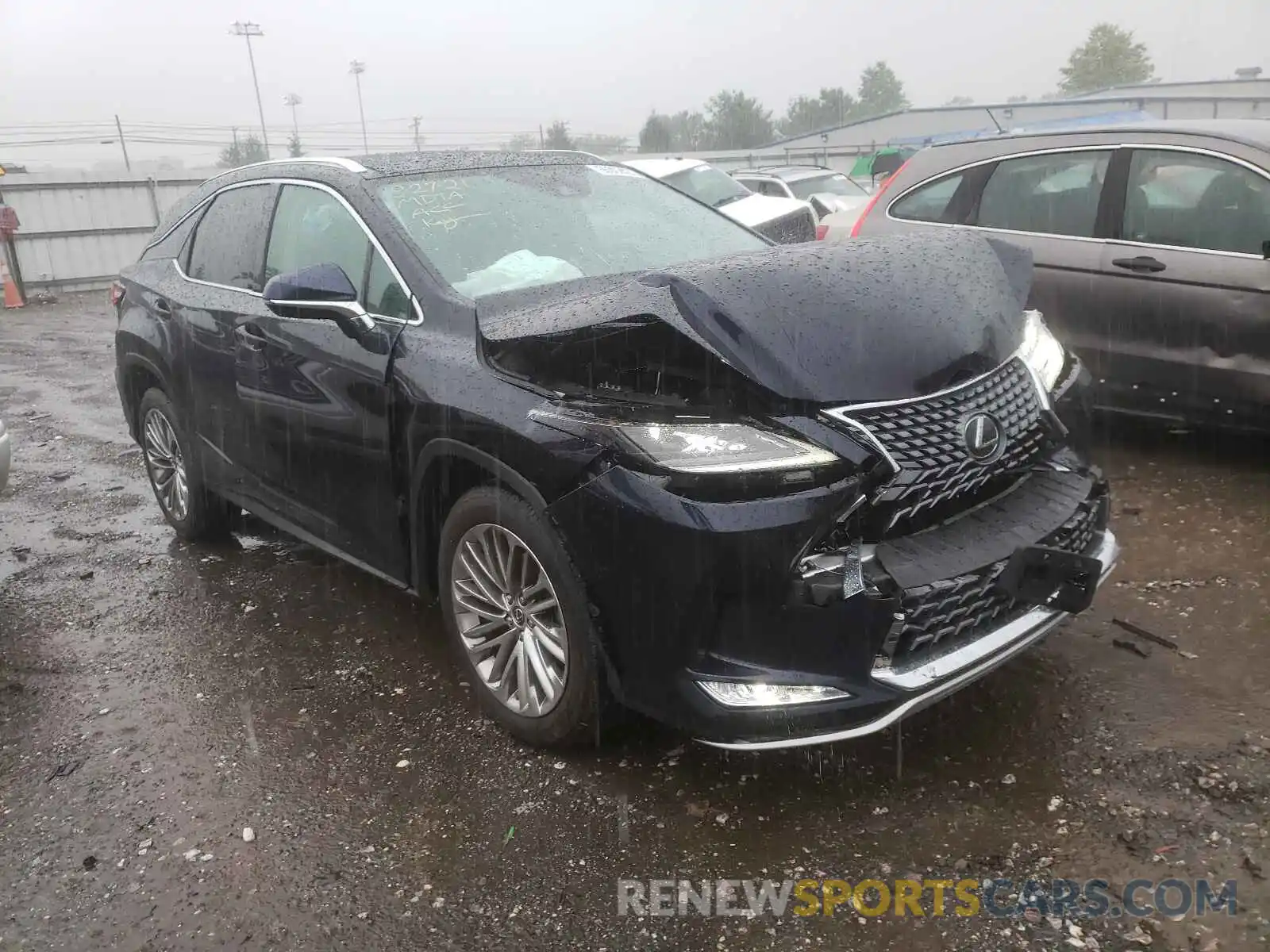 1 Photograph of a damaged car 2T2JZMDA8LC255845 LEXUS RX350 2020