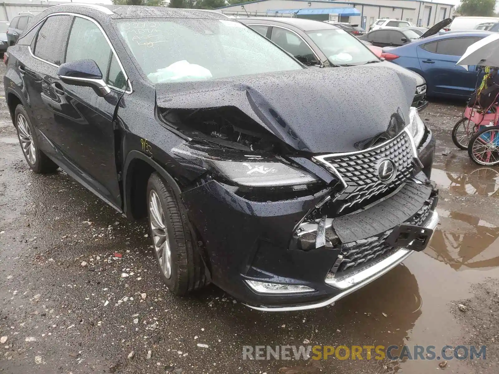 9 Фотография поврежденного автомобиля 2T2JZMDA8LC255845 LEXUS RX350 2020