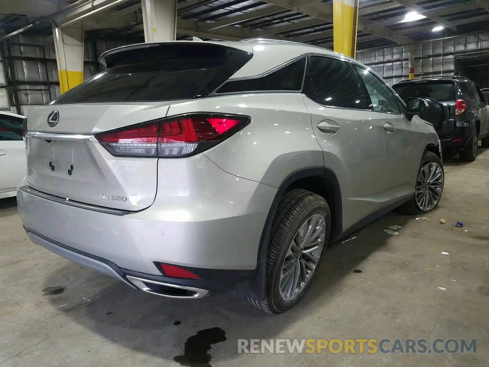 4 Фотография поврежденного автомобиля 2T2JZMDA9LC214396 LEXUS RX350 2020