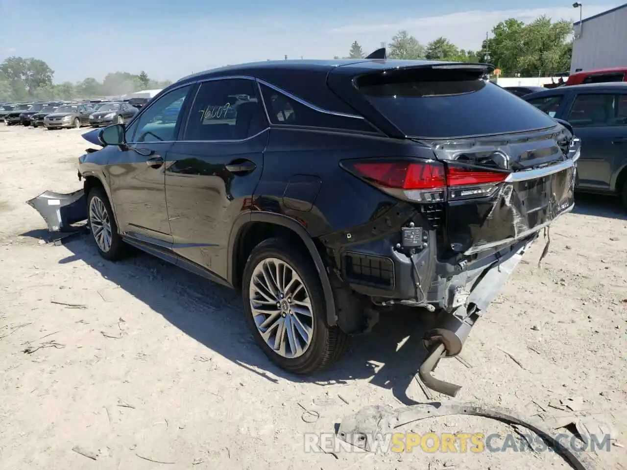 3 Photograph of a damaged car 2T2JZMDA9LC235264 LEXUS RX350 2020